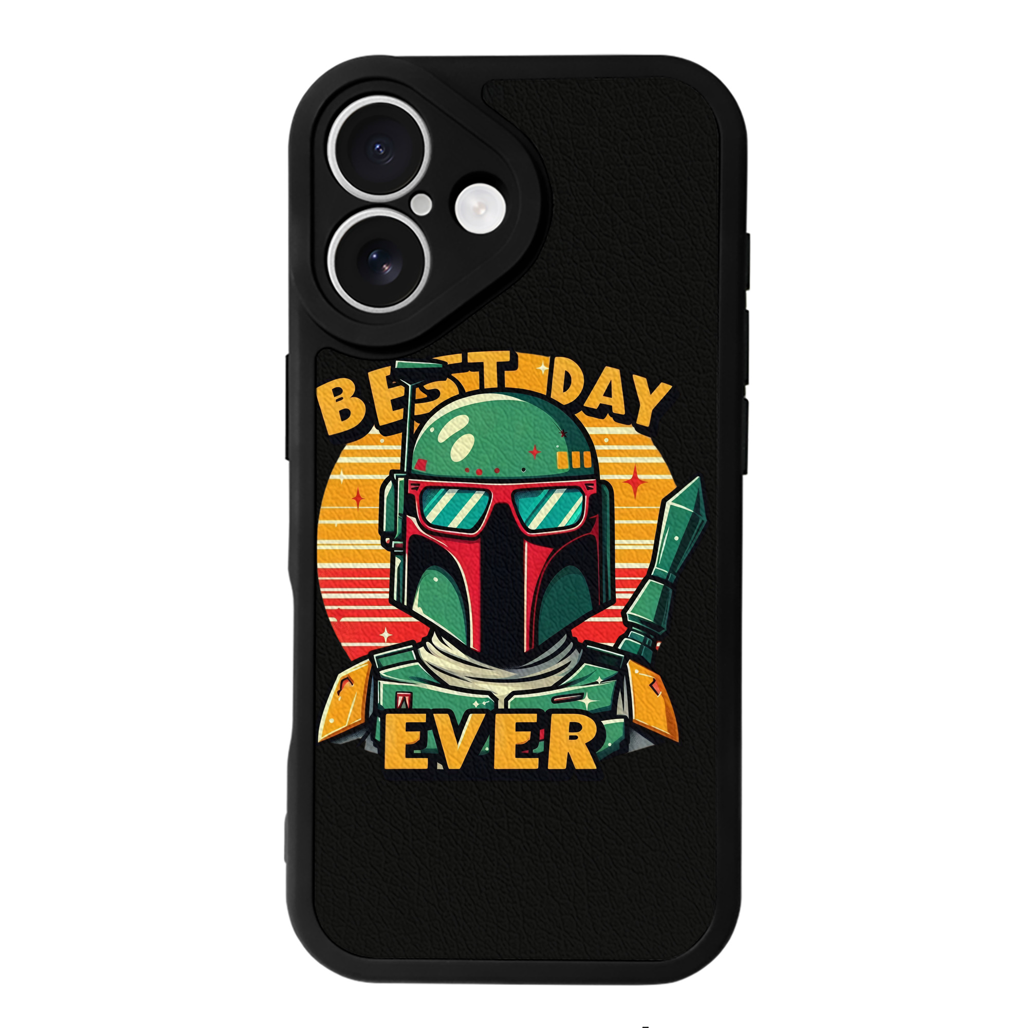 （画像用） スター・ウォーズ Star Wars 【iPhone 16シリーズ対応】シリコンスマホケース（レザー調） 材質：シリコン